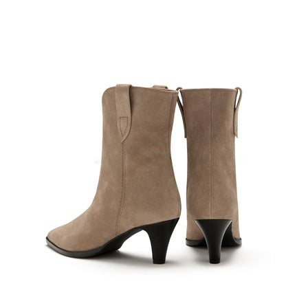 Vendôme Louane taupe suede boots