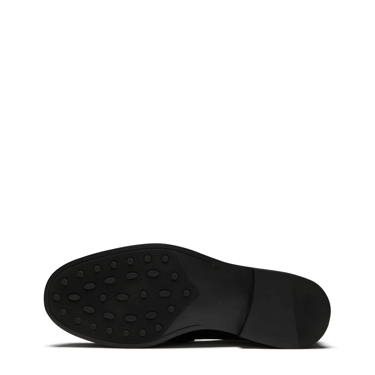 Vendôme Blandine black spazzolato leather loafers