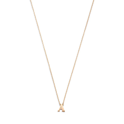 La Concorde Chloé 14 karat rose gold initial collier with letter