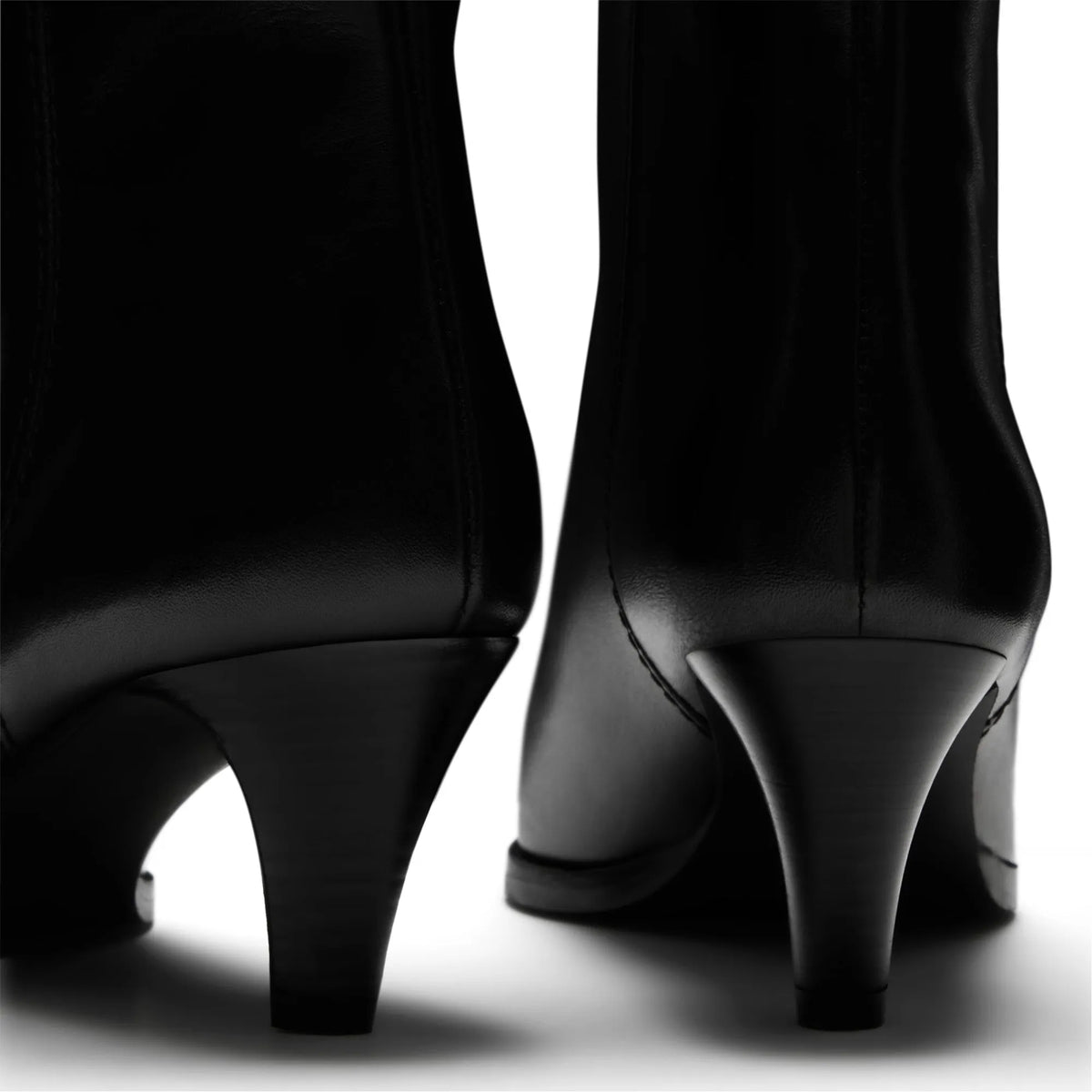 Vendôme Louane black calfskin leather boots