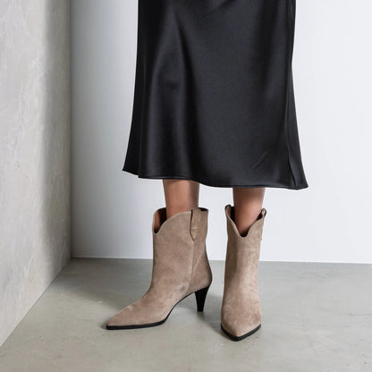 Vendôme Louane taupe suede boots