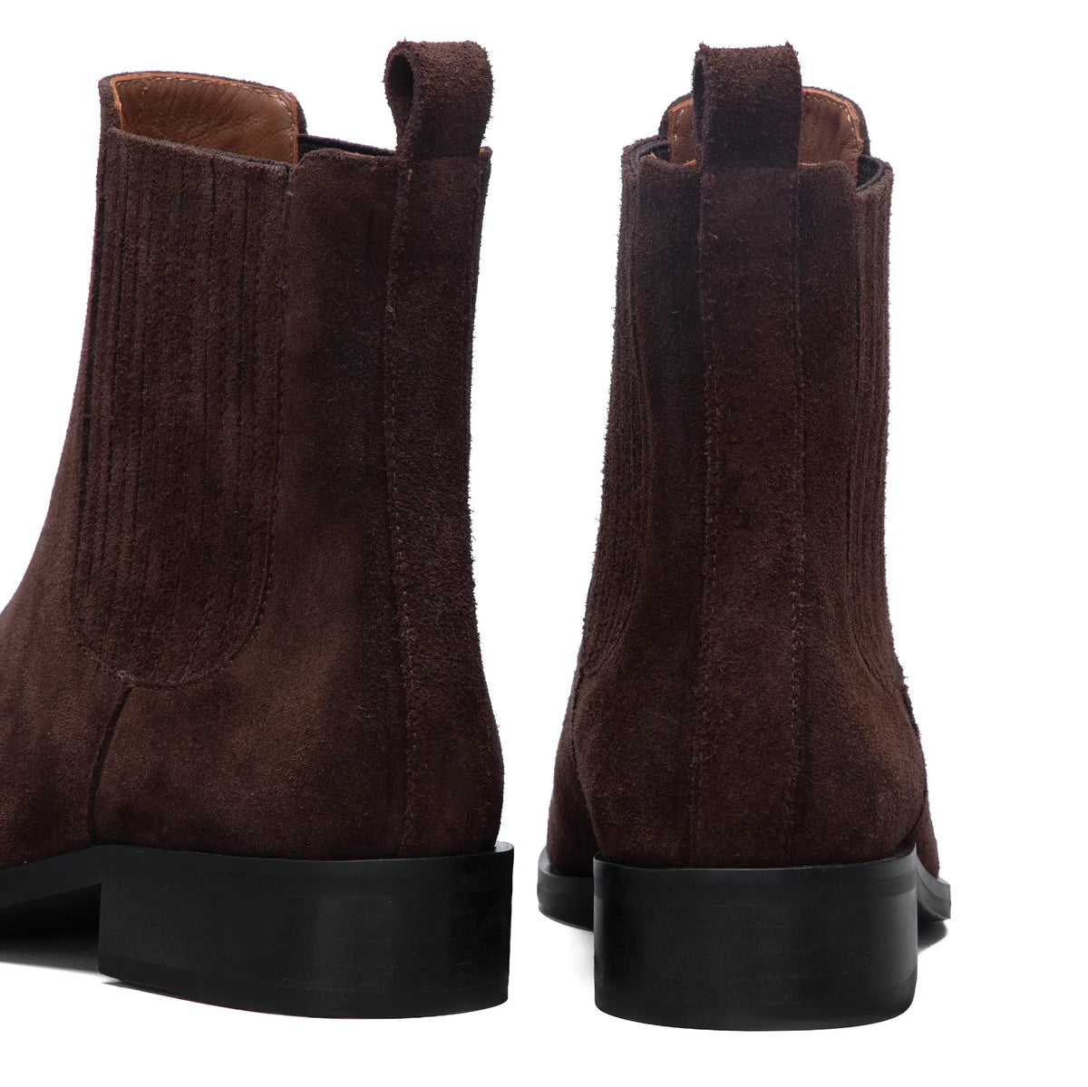 Vendôme Chey Brown Suede Leather Chelsea Boots