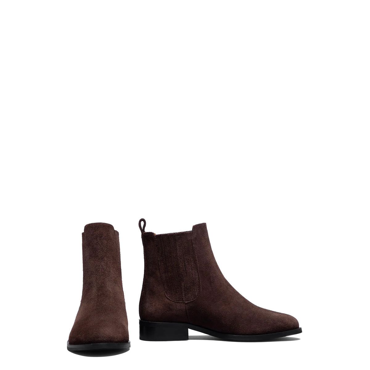 Vendôme Chey Brown Suede Leather Chelsea Boots