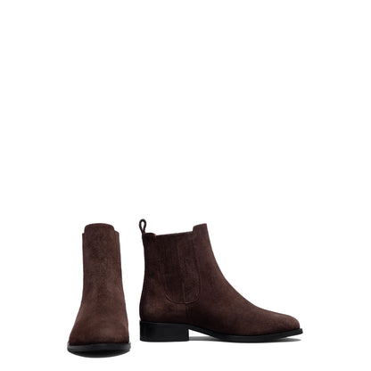 Vendôme Chey Brown Suede Leather Chelsea Boots