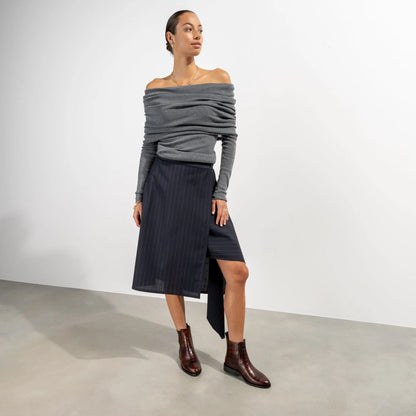 Vendôme Chey Croco Brown Calfskin Leather Chelsea Boots