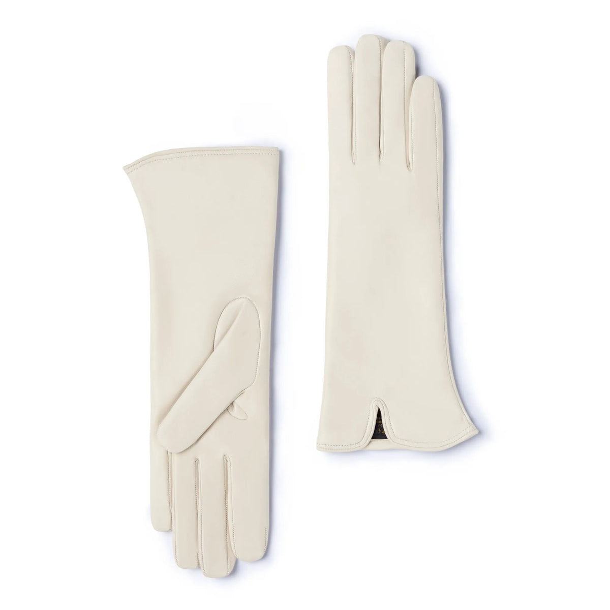 Honoré Sylvie cream goatskin leather gloves