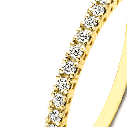 De la Paix Madeline 14 karat gold ring with diamond 0.18 carat