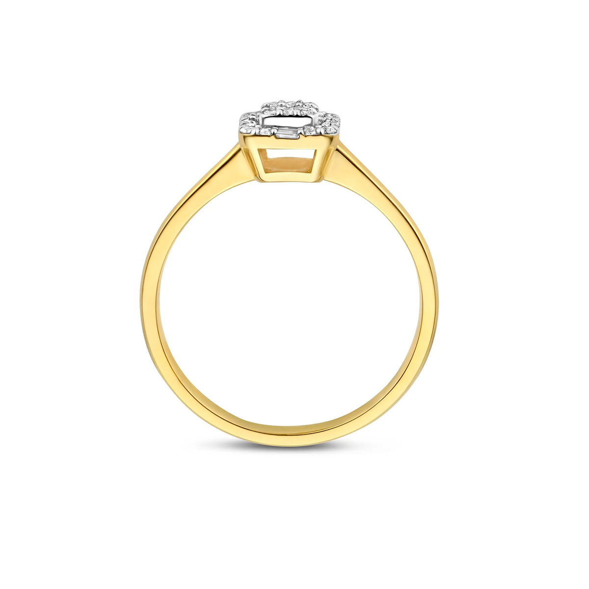 De la Paix Elena 14 karat gold ring with diamond 0.18 carat