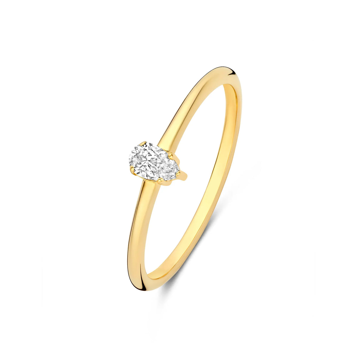 De la Paix Eloise 14 karat gold ring with diamond 0.15 carat