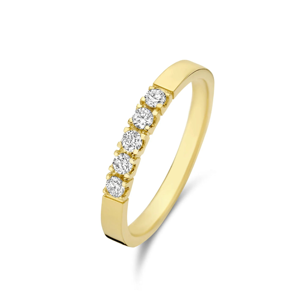 De la Paix Madeline 14 karat gold ring with diamond 0.20 carat