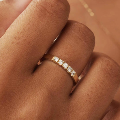 De la Paix Madeline 14 karat gold ring with diamond 0.20 carat